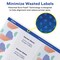 Avery Easy Peel Address Labels, Sure Feed Technology, Permanent Adhesive, 1-1/3" x 4", 350 Labels (8162)
